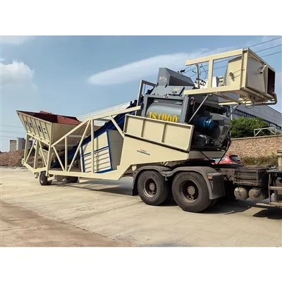 Impjant żgħir tal-lott tal-konkrit mobbli